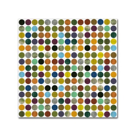 Trademark Fine Art Michelle Calkins 'Rustic Rounds 125' Canvas Art, 24x24 MC0269-C2424GG